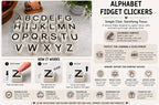 Fidget Alphabet Set (26 Letters)