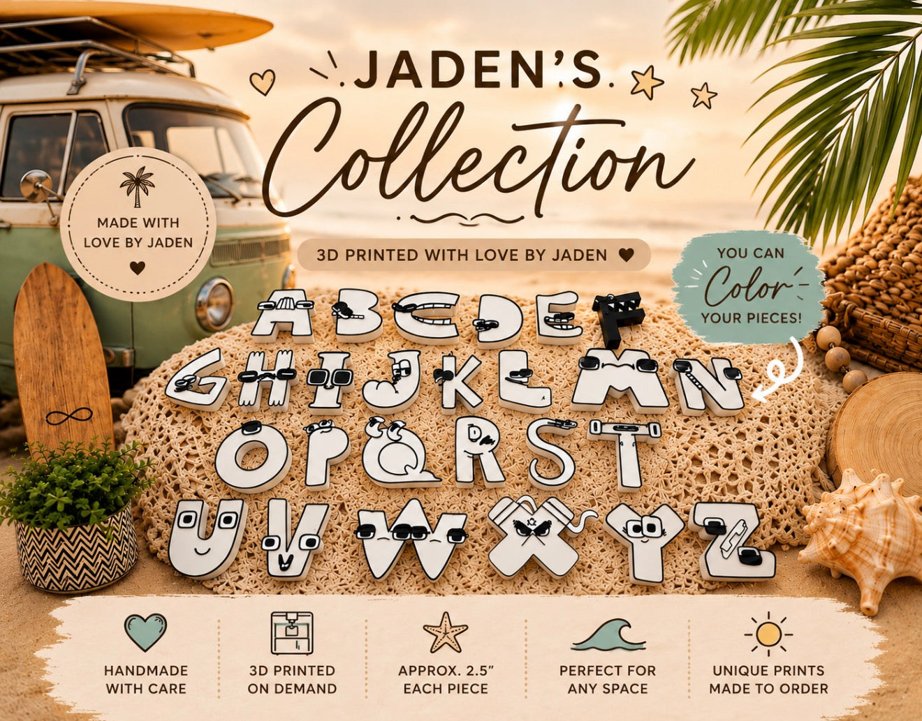 Jaden’s Collection - English Alphabet Set